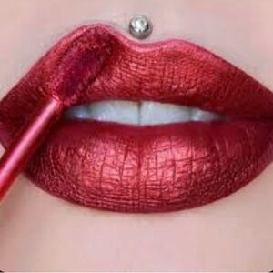 Jeffree Star POINSETTIA Metallic Red Lipstick
